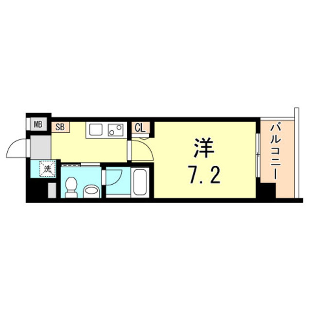 リアンジェ兵庫本町の間取り写真
