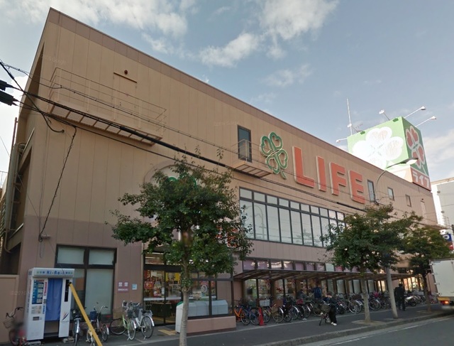 スーパー　ライフ百舌鳥店（スーパー）まで672m