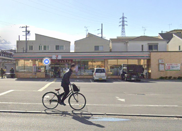 コンビニ　セブンイレブン　東大阪稲葉1丁目店（コンビニ）まで349m