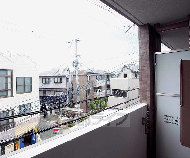 眺望　万里小路通り側の風景