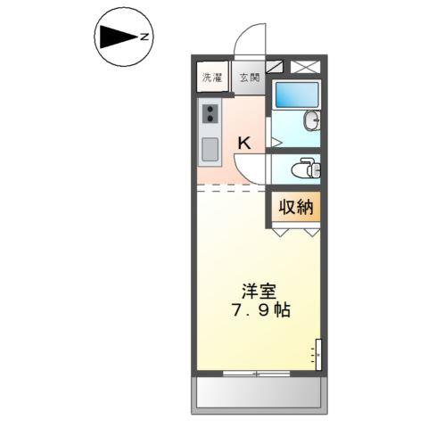 ＪＲ赤穂線 大多羅駅 徒歩54分 2階建 築30年の間取り写真
