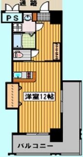ロイヤル渡辺通IIの間取り写真