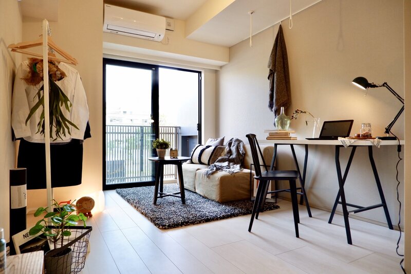 ONE ROOF RESIDENCE KIBA EASTの居間写真