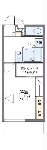 レオパレスみたきの間取り