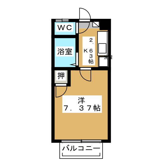 パークハイム東和田の間取り