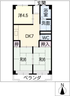 グランクレーア香南の間取り