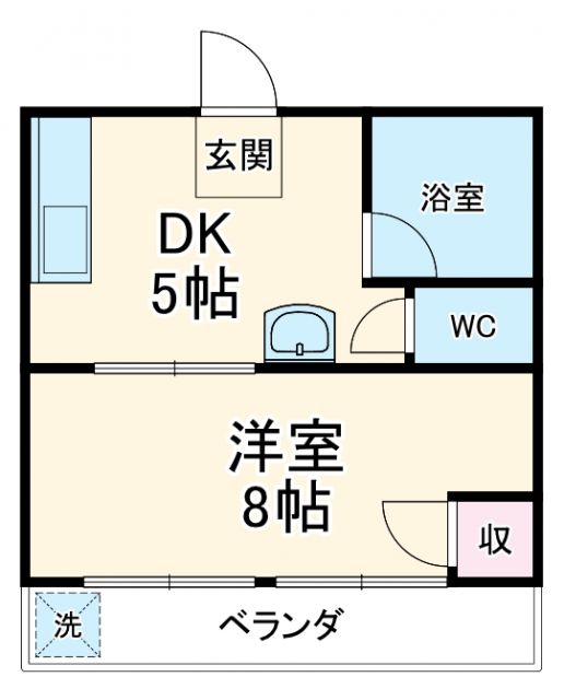 千葉県浦安市富士見３（アパート）の賃貸物件の間取り