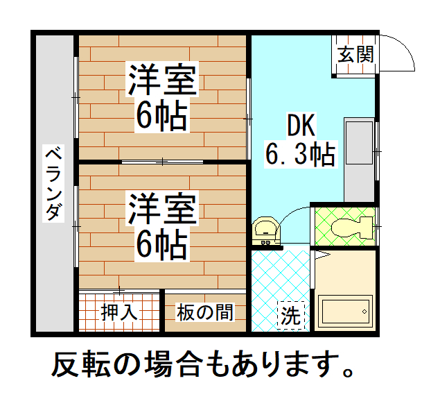 コーポ向井の間取り