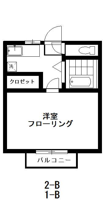 セブンハイツ若林の間取り