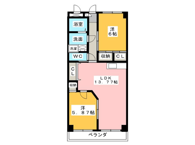 メゾンソレイユの間取り