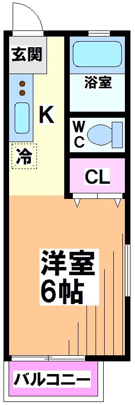 東京都杉並区下高井戸３（アパート）の賃貸物件の間取り