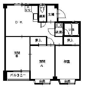 桜マンションの間取り