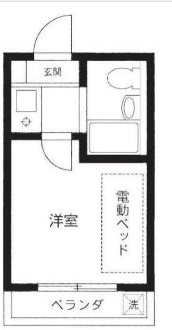 板橋区中台のアパートの間取り