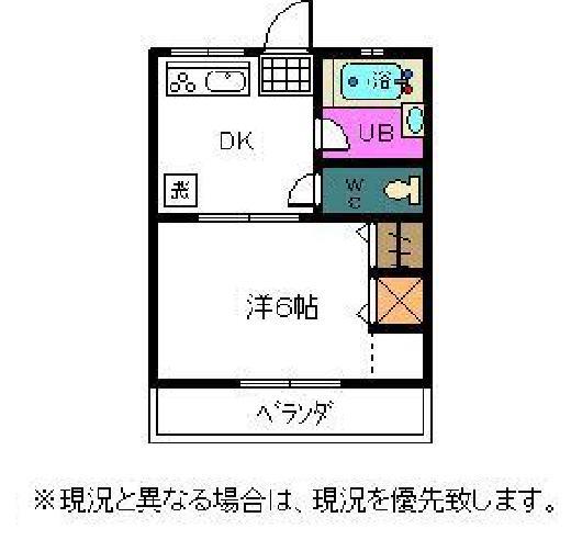 ハイツ三輪Ａの間取り