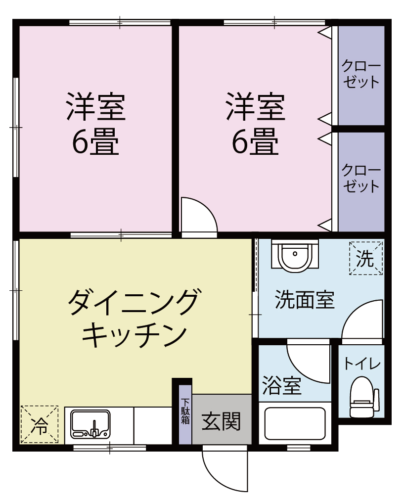 メゾン立木の間取り