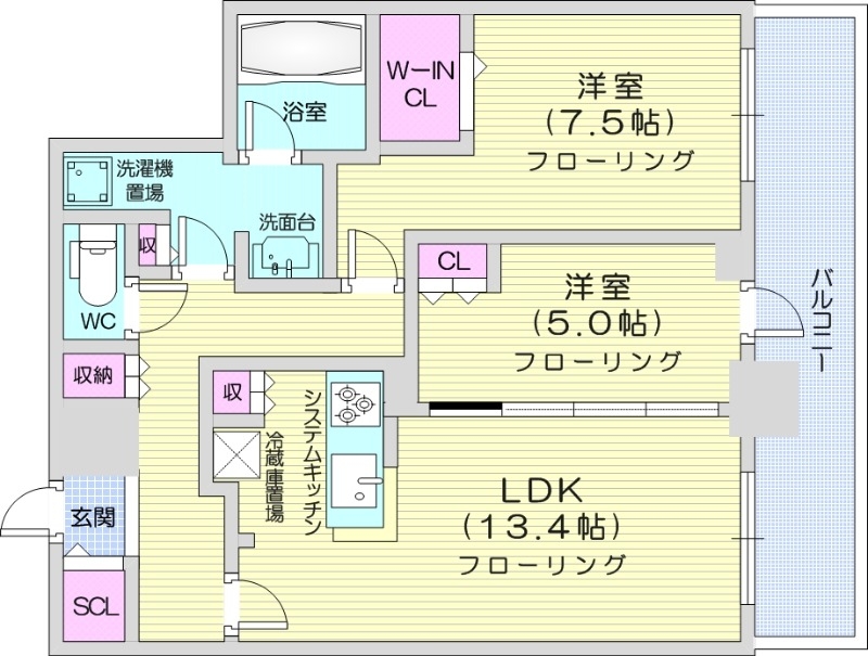 ONE札幌ステーションタワーの間取り