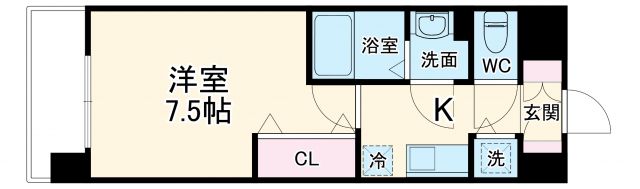 【メゾン・ド・ヴィレ千葉中央の間取り】