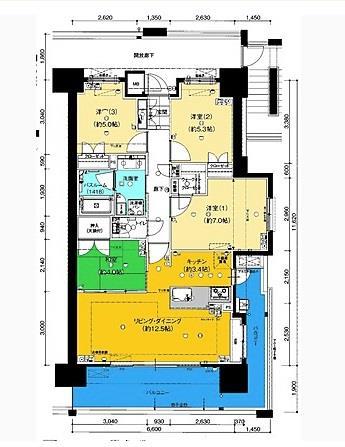 ソシオ入船の間取り