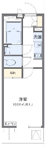 レオパレスエクセランの間取り