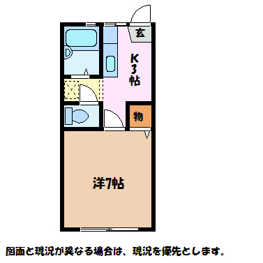 セフィラ藤　Ｂ棟の間取り