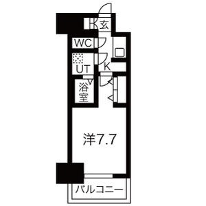 名古屋市中村区太閤のマンションの間取り