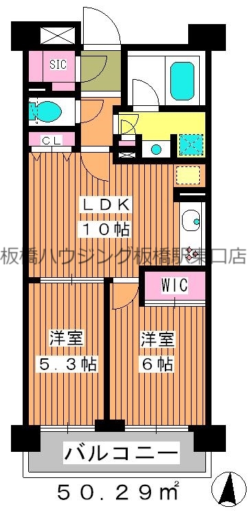 【パークアクシス滝野川の間取り】