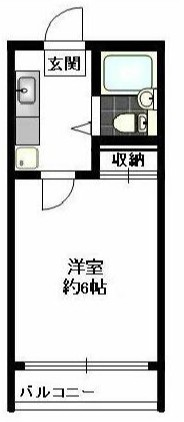 横浜市西区浅間台のマンションの間取り