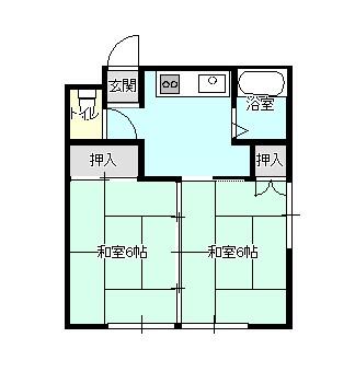 コーポ駅前の間取り