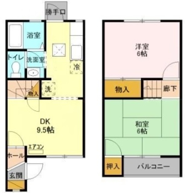 アムール中村の間取り