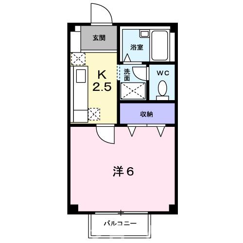 メゾン・ユニソールの間取り