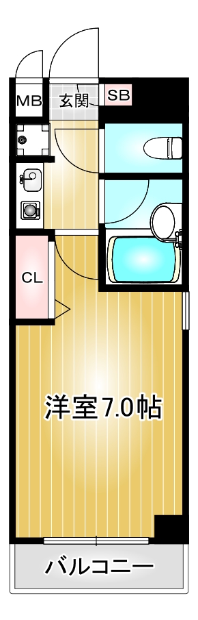 第6ハセビルの間取り