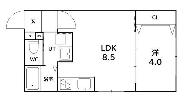 ラフィーネ東札幌の間取り