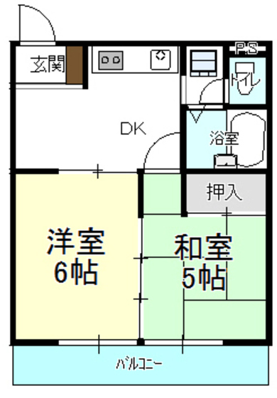 アネックス遠石Iの間取り