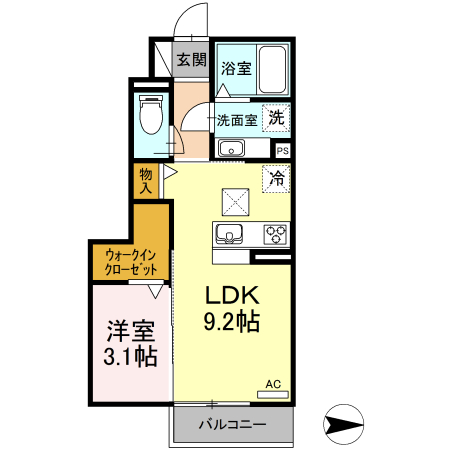 エクセル２１　Vの間取り