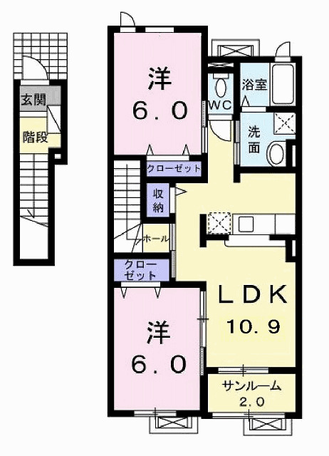 【グレイス　ビクトリー　IIの間取り】