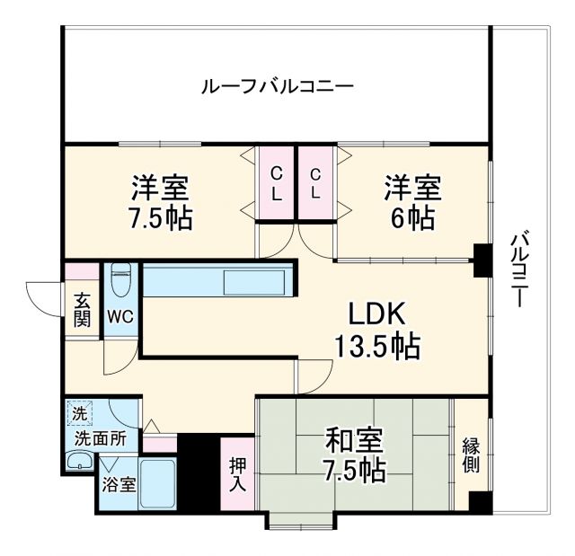 M s HOUSEの間取り