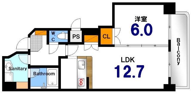 Prosper 大手町の間取り