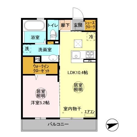 メセナ笠原南の間取り