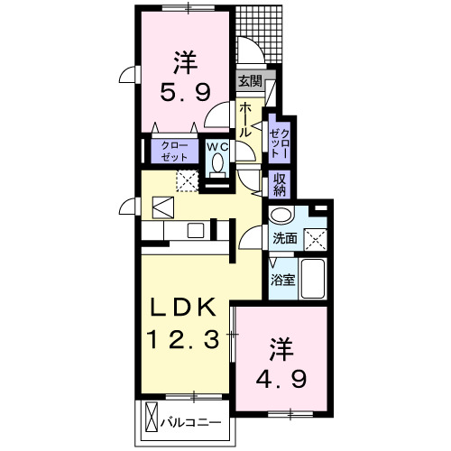 ネオ　プリマベーラの間取り