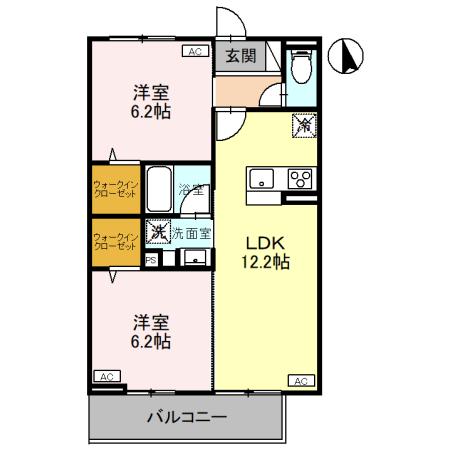 【CLASSEUM元今泉の間取り】