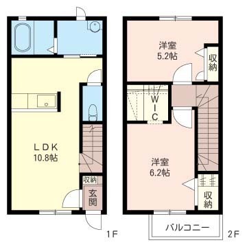 パルモ桜ヶ丘の間取り