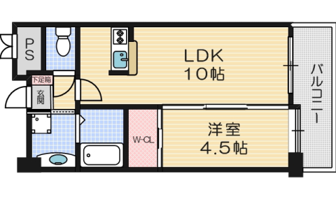 ヴェルドゥール南茨木の間取り