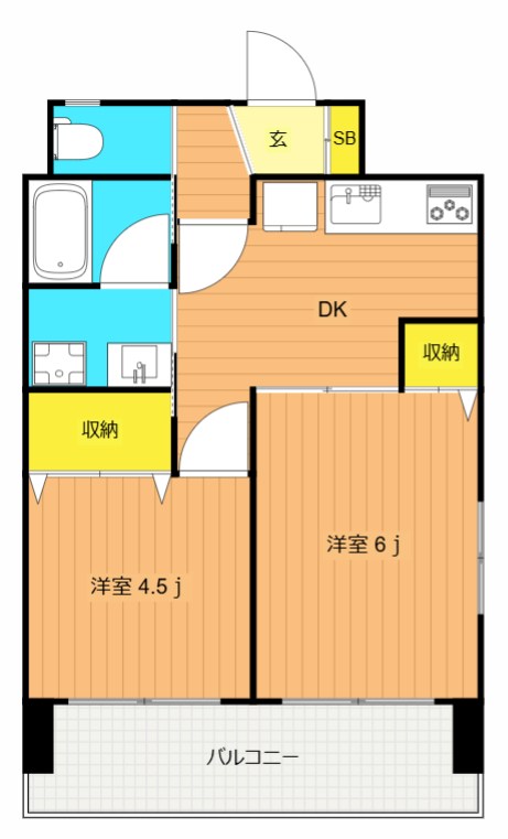 パレスフロラシオンの間取り