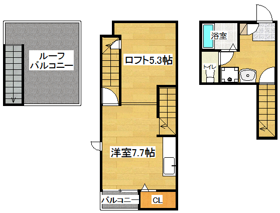 ＭＡＩＳＯＮＥＴＩＣレインボーパレスの間取り