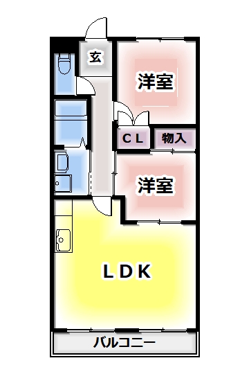 グミヒルズの間取り