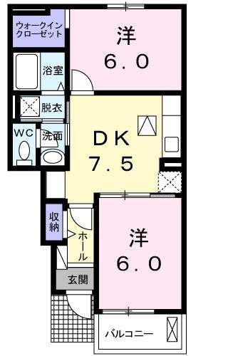 [家電付き] スカイグランドIIの間取り