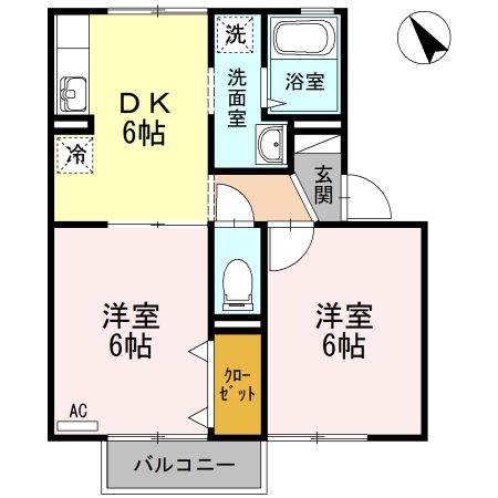 イースト・１６　C棟の間取り