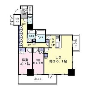 さいたま市大宮区吉敷町のマンションの間取り