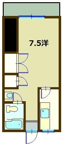 安舎ハイツの間取り