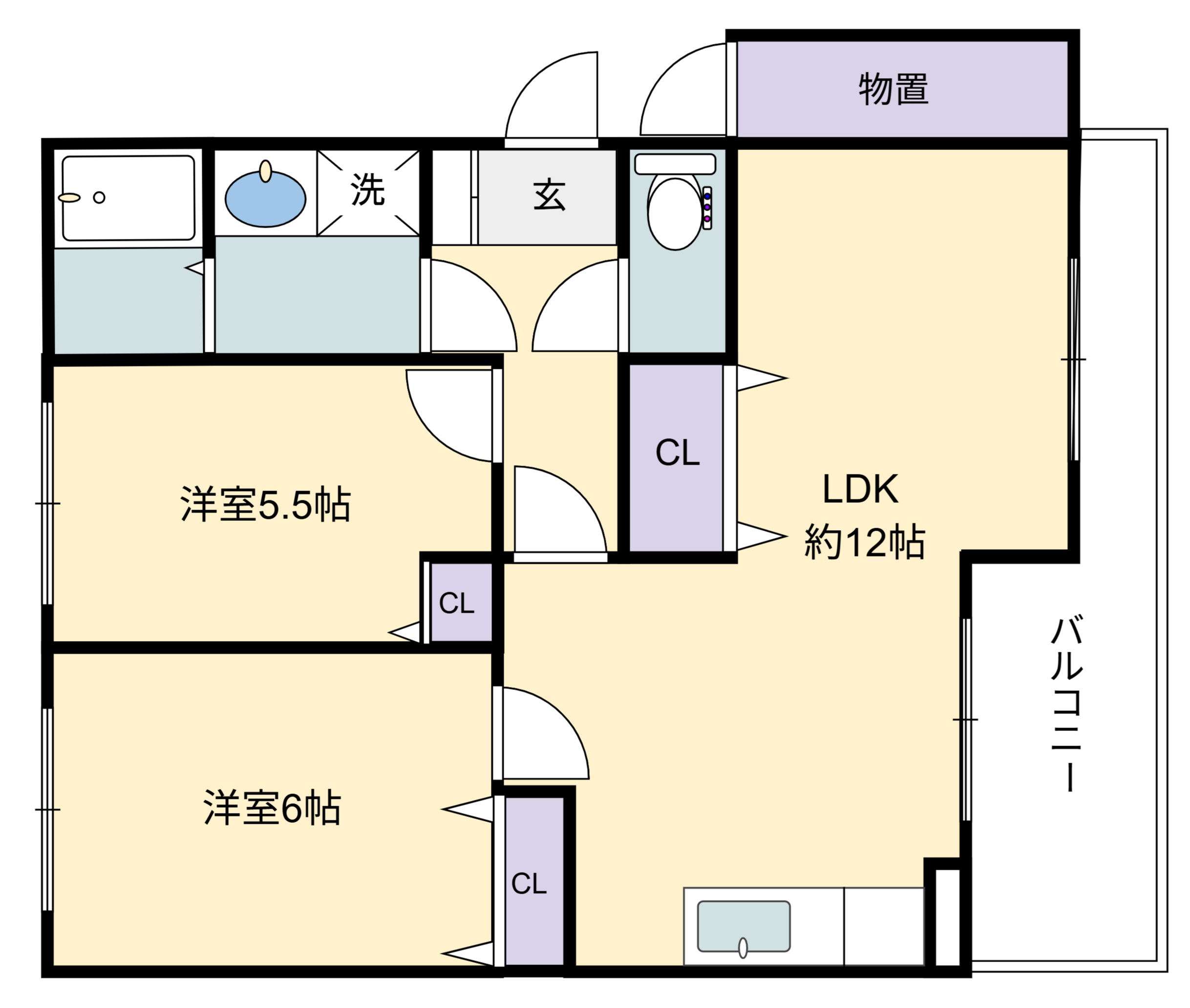 エクラシア西神の間取り